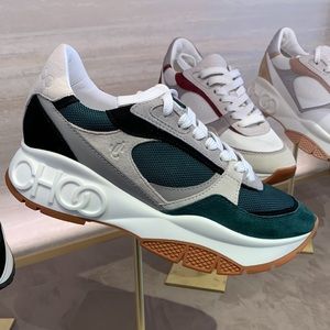 COPY - Jimmy Choo Leather trainers
Size 7.5 - IN GREEN
GREEN, Leather and suede